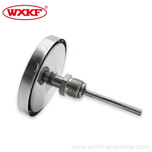 gauge stainless steel bimetallic thermometer